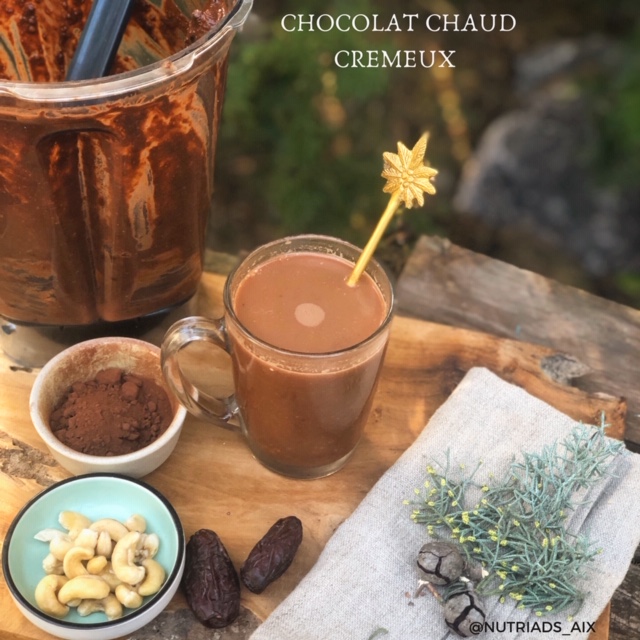 Chocolat Chaud Crémeux (sans Lait Et Sans Sucre Ajouté) - Nutriads ...